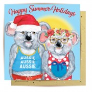 Christmas Greeting Card | Mr Ms Claus Down Under